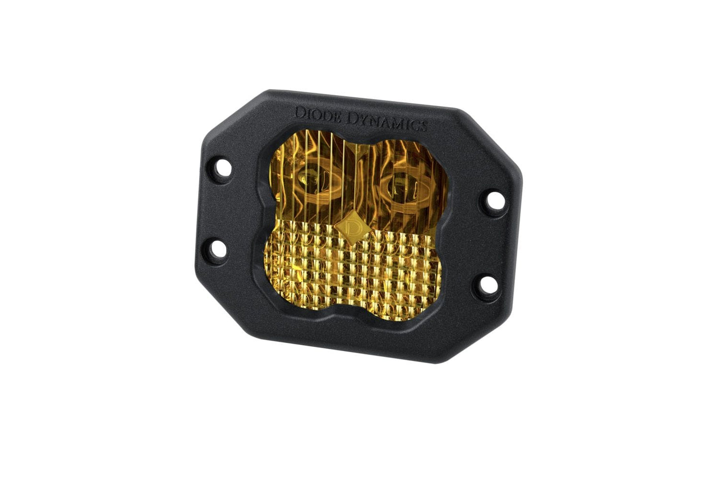 Diode Dynamics Driving / None Stage Series 3" SAE Yellow Pro Flush Mount LED Pod (One)