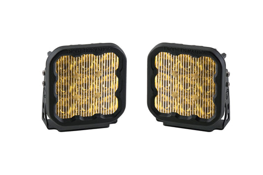 Diode Dynamics Driving Stage Series 5" Yellow Pro LED Pod (Pair)