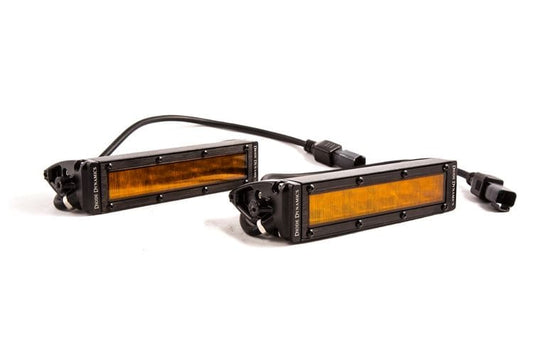 Diode Dynamics Driving Stage Series 6" SAE Amber Light Bar (Pair)