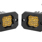 Diode Dynamics Flood / Amber Stage Series C1 Yellow Pro Flush Mount LED Pod (Pair)