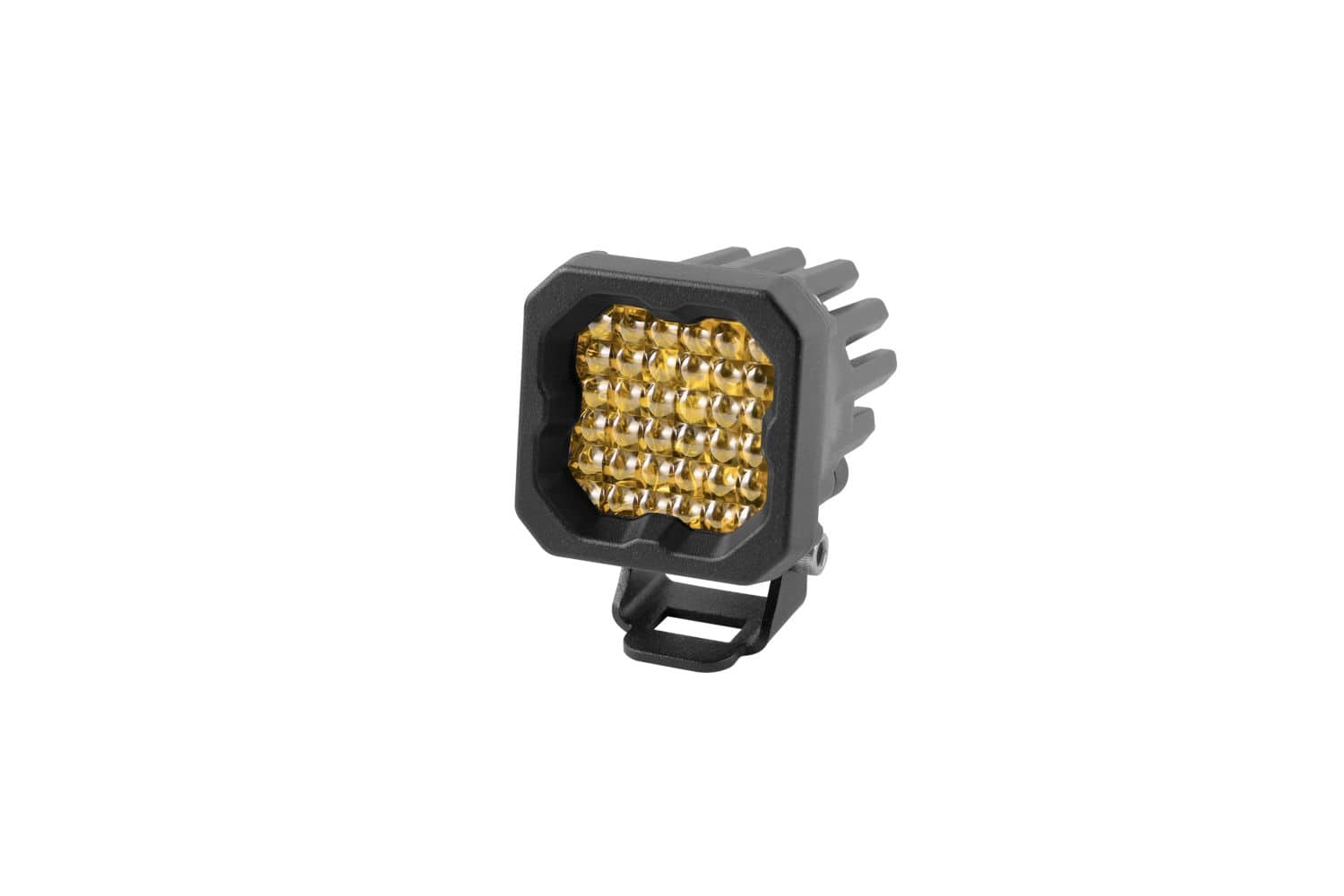 Diode Dynamics Flood / Amber Stage Series C1 Yellow Pro Standard LED Pod (One)