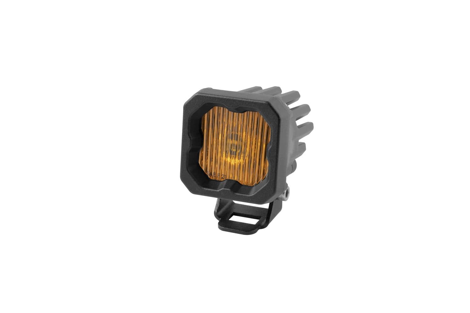 Diode Dynamics SAE Fog / Amber Stage Series C1 Yellow SAE Fog Standard LED Pod (One)