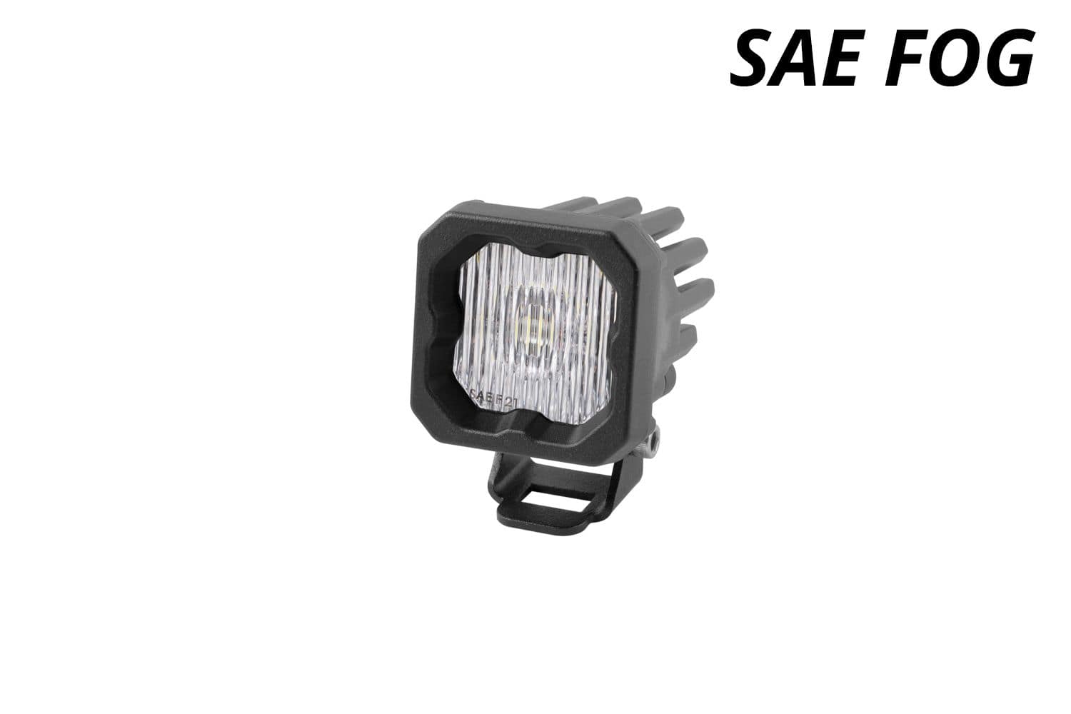 Diode Dynamics SAE Fog / Cool White (6000K) Stage Series C1 White SAE Fog Standard LED Pod (One)