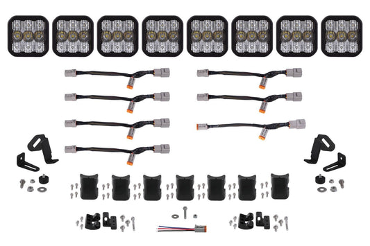 Diode Dynamics SS5 CrossLink 8-Pod LED Light Bar (One)