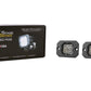 Diode Dynamics Stage Series C1 White Pro Flush Mount LED Pod (Pair)