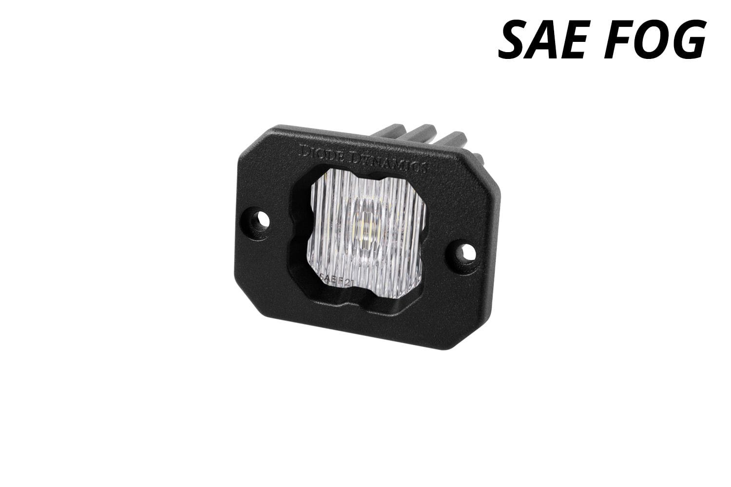 Diode Dynamics Stage Series C1 White SAE Fog Flush Mount LED Pod (One)