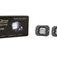 Diode Dynamics SAE Fog / Amber Stage Series C1 White SAE Fog Flush Mount LED Pod (Pair)