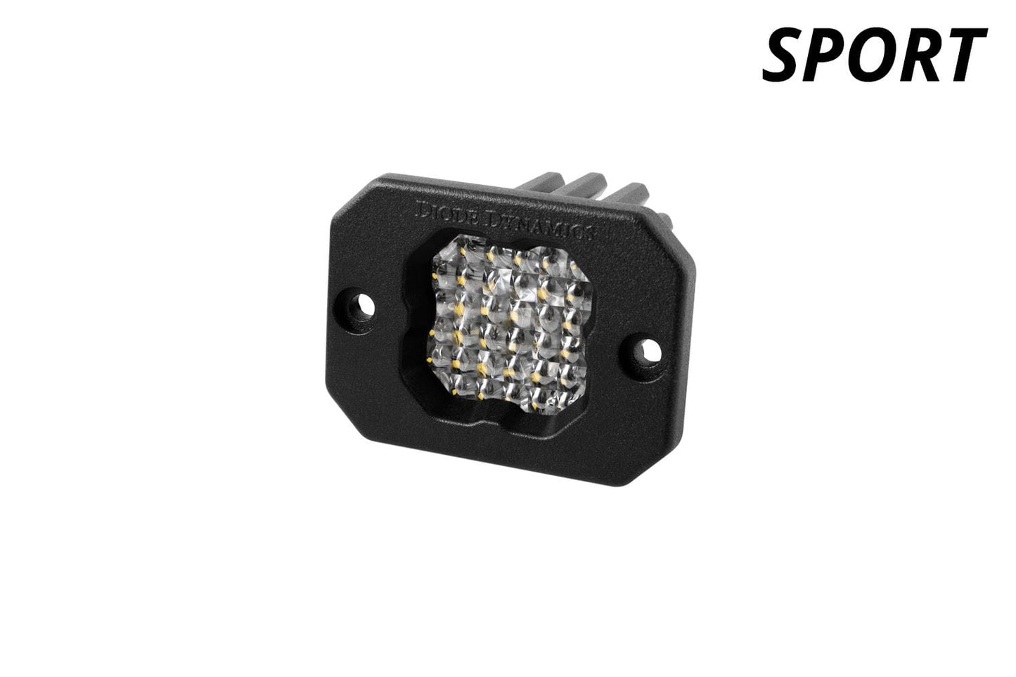 Diode Dynamics Stage Series C1 White Sport Flush Mount LED Pod (One)