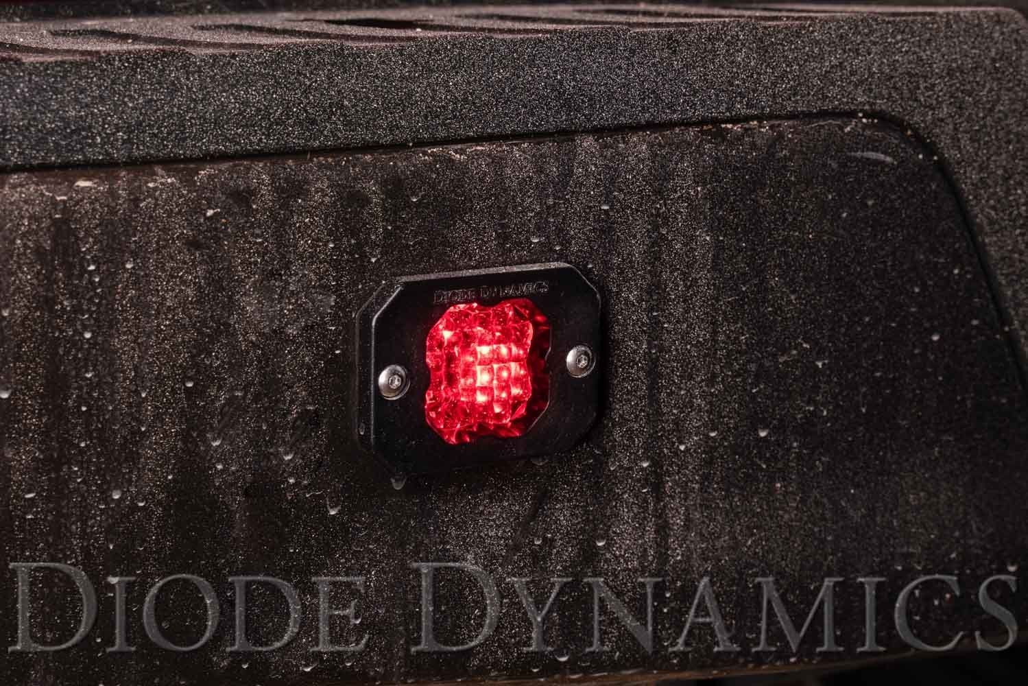 Diode Dynamics Stage Series C1 White Sport Flush Mount LED Pod (One)