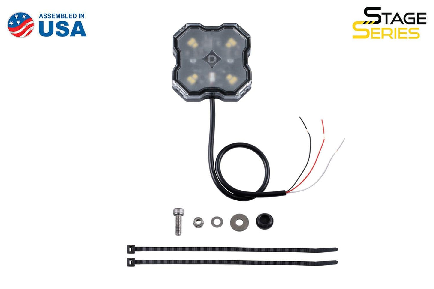 Diode Dynamics Stage Series Single-Color LED Rock Light (One)