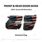 TacomaForce Front and Rear / American Flag 4th Gen Tacoma Door Skins