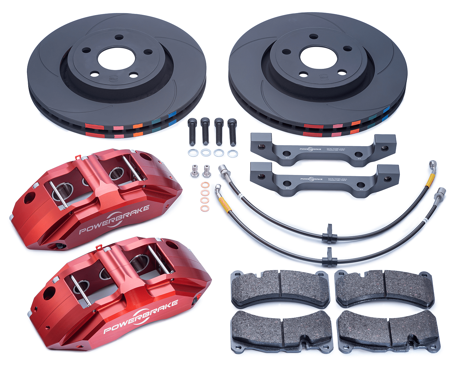 TacomaForce Tacoma Powerbrake X-Line 4x4 Big Brake Kit - Stage 1